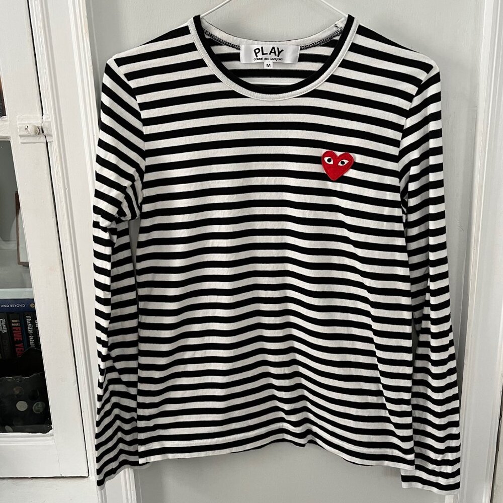 Comme Des Garçons CDG PLAY Long Sleeve Medium T-shirt, Like New